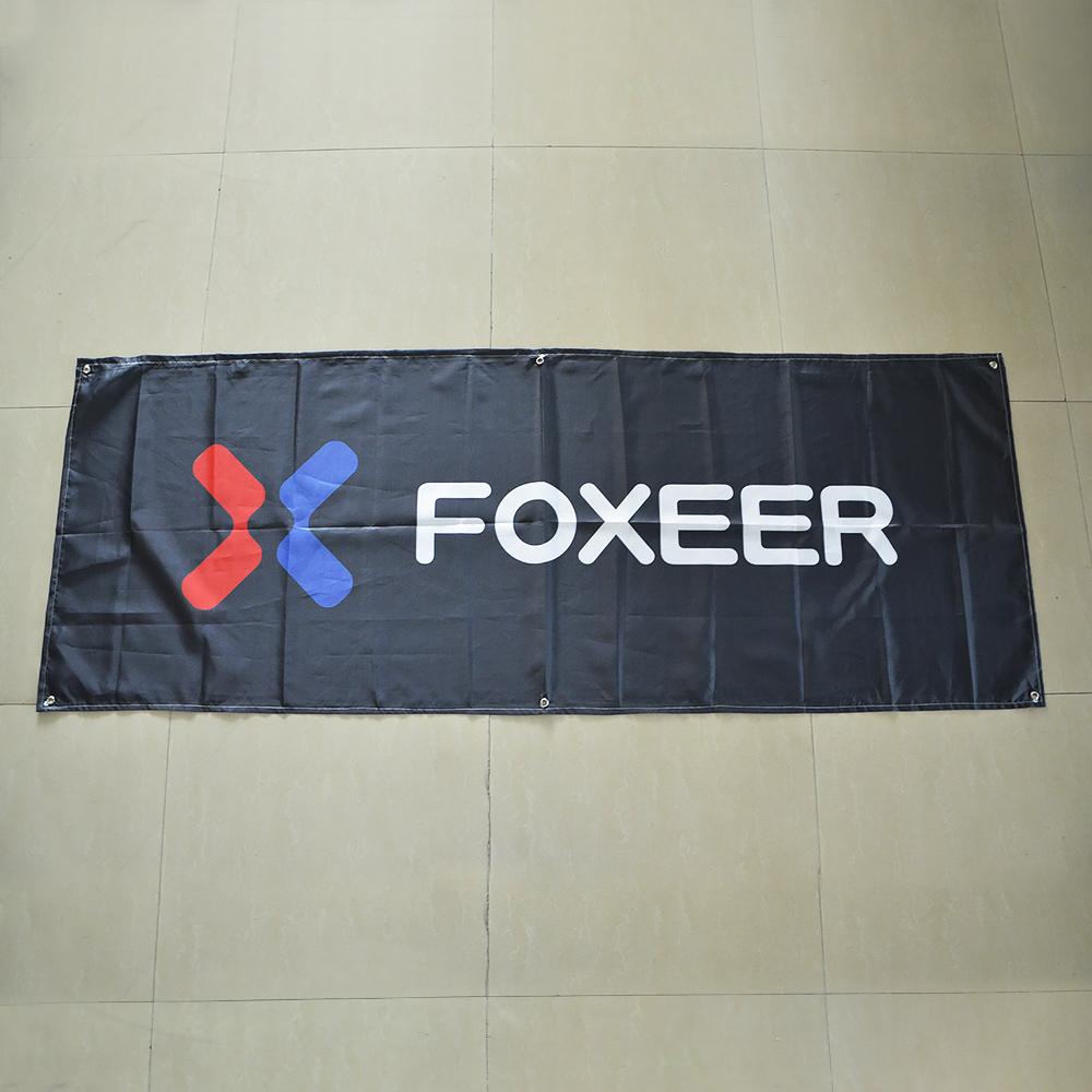 FOXEER Banner Polyester Fabric Easy Mounting Indoors and Outdoors